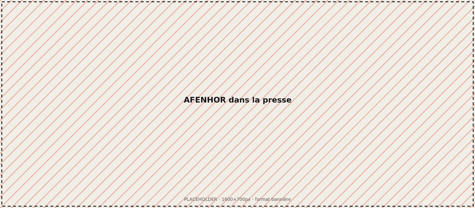 [Photo à remplacer : AFENHOR dans la presse]